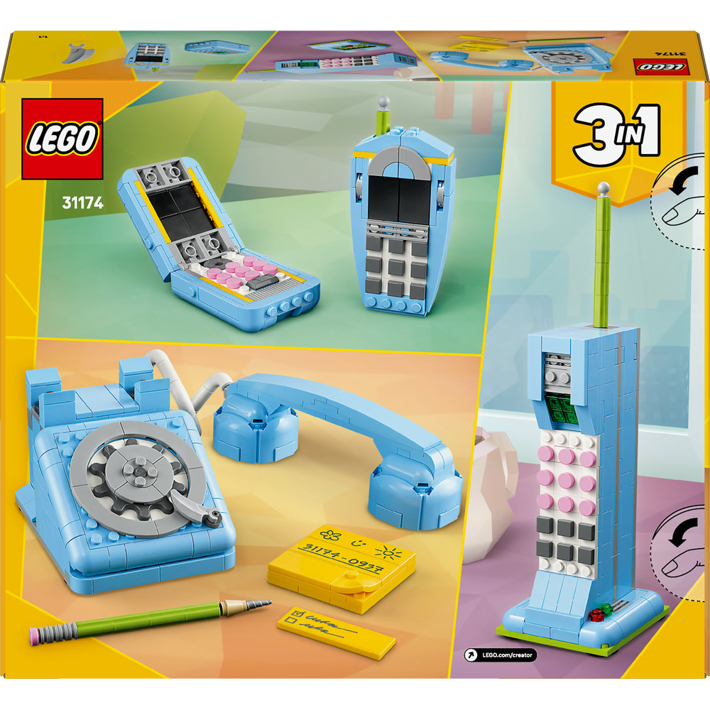 LEGO LEGO® Creator 3v1 31174 Retro telefon (obrázek 10)