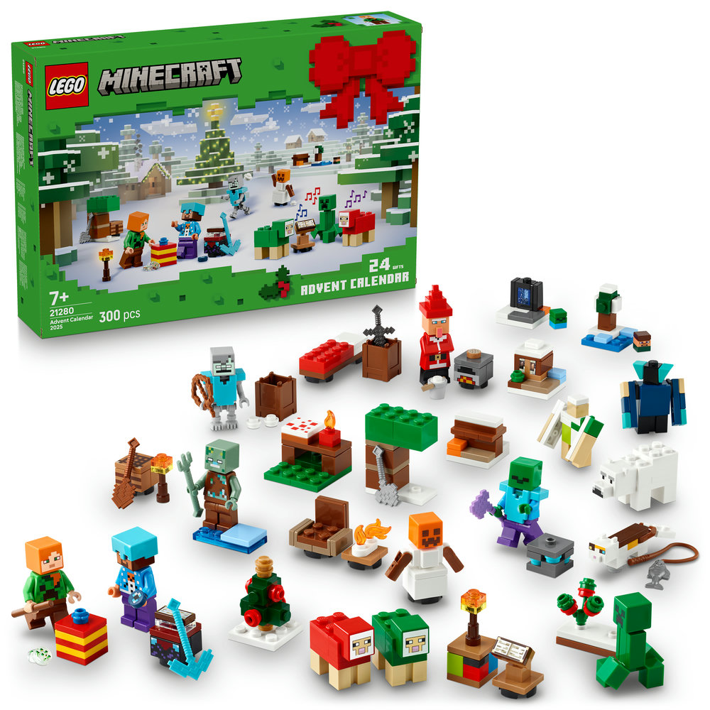 lego minecraft adventní kalendář 2025