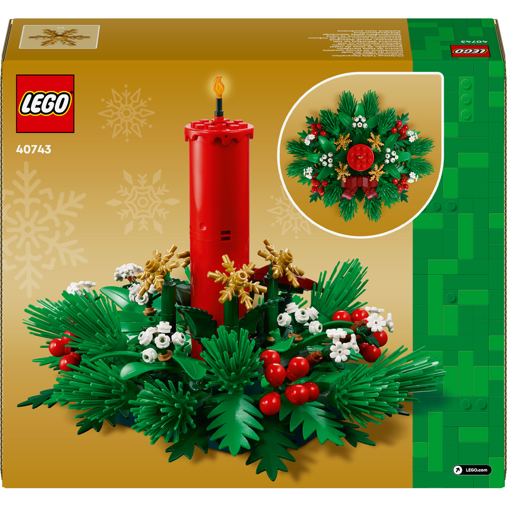 LEGO LEGO® Iconic 40743 Vánoční dekorace na stůl (obrázek 10)