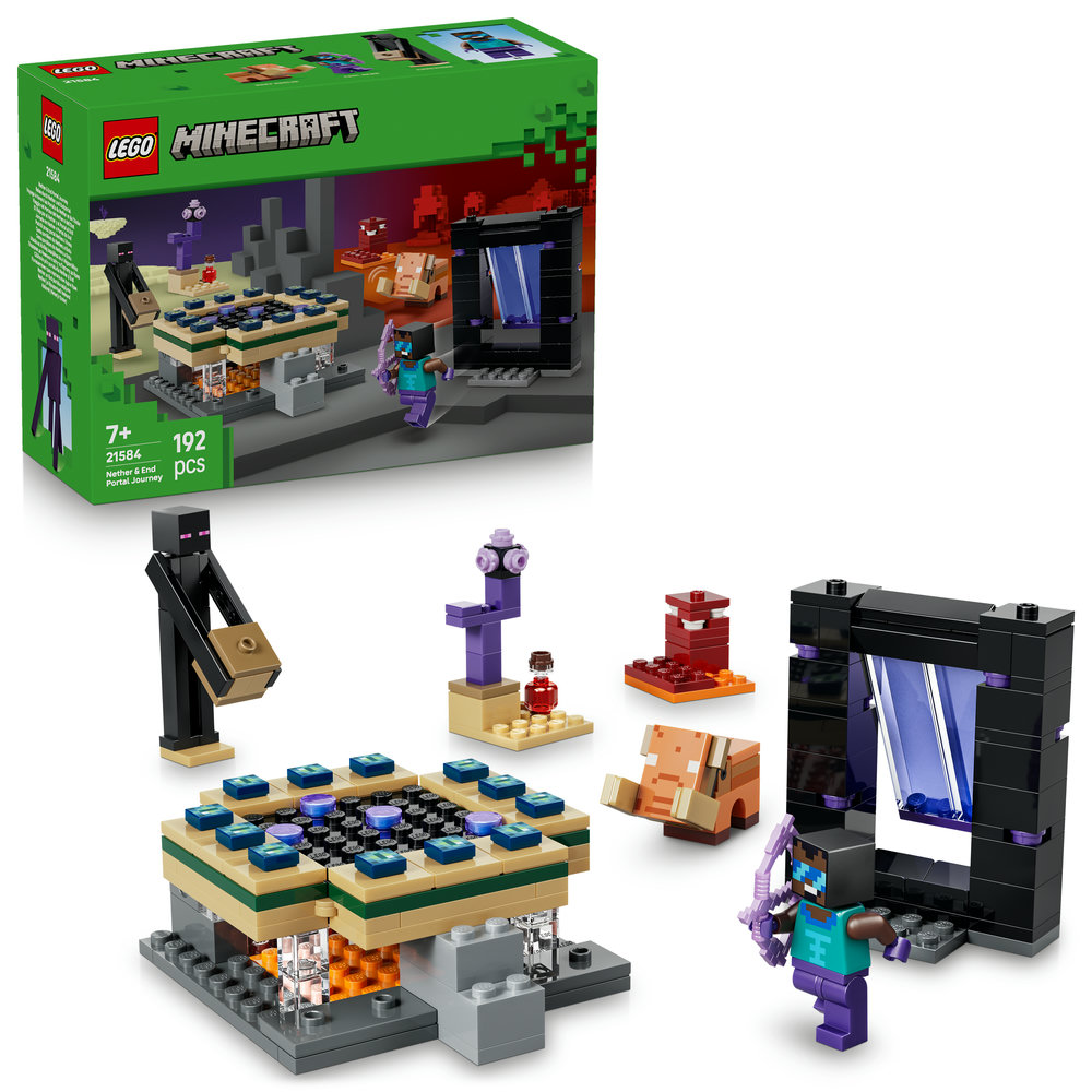 LEGO LEGO® Minecraft® 21584 Cesta portálem do Netheru a Endu