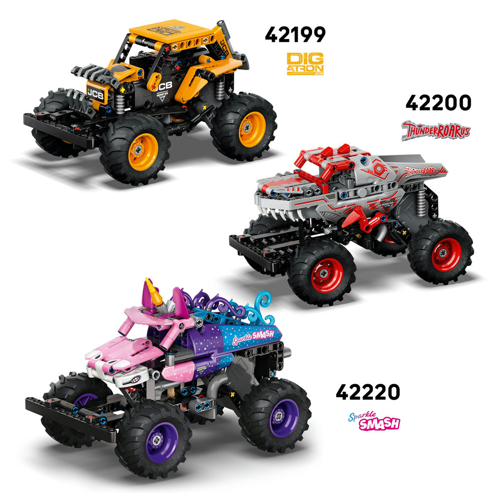 LEGO LEGO® Technic 42219 Monster Jam™ Grave Digger™ Oheň a led (obrázek 8)