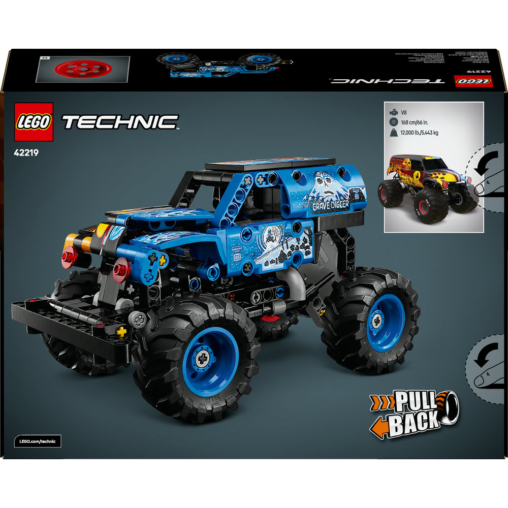 LEGO LEGO® Technic 42219 Monster Jam™ Grave Digger™ Oheň a led (obrázek 10)