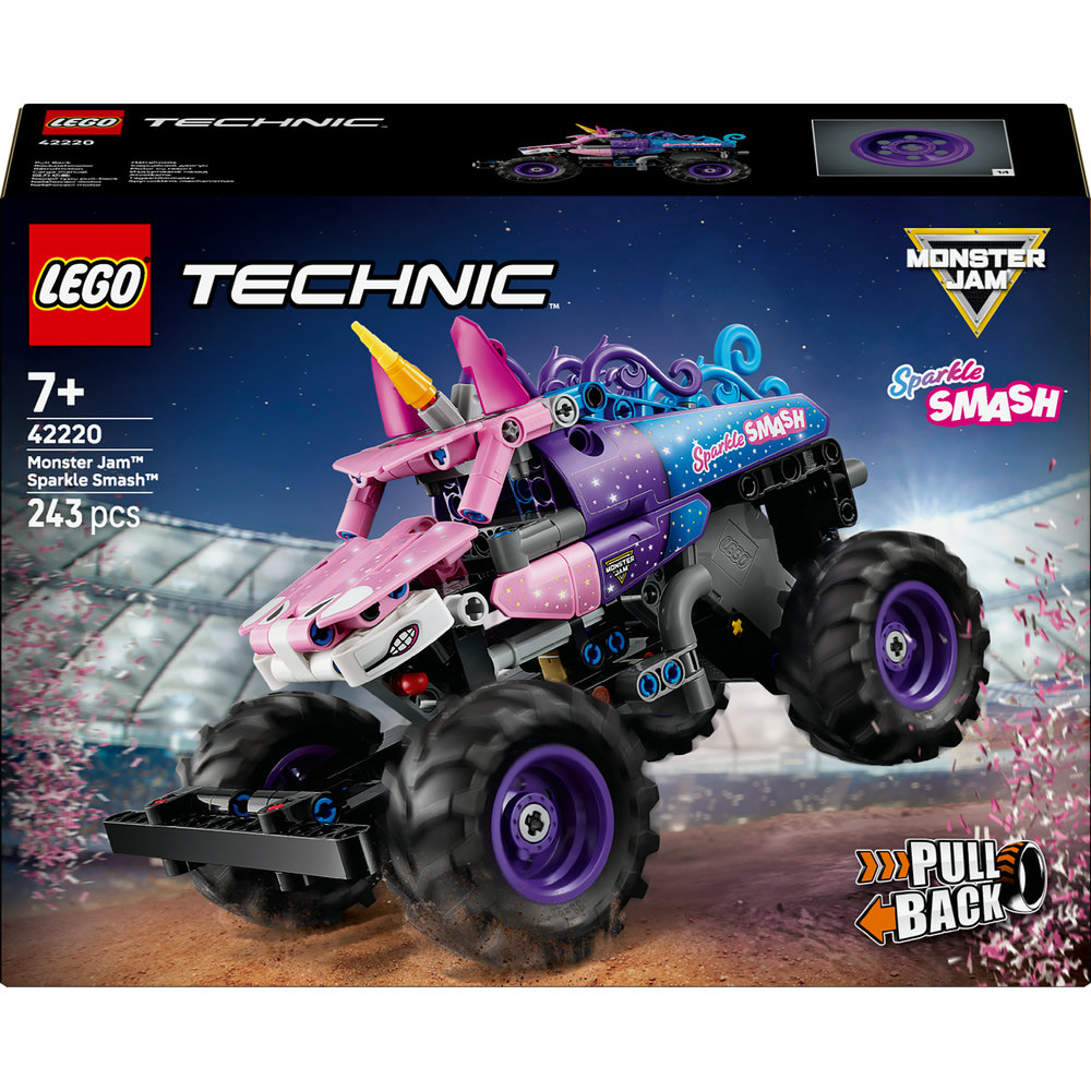 LEGO LEGO® Technic 42220 Monster Jam™ Sparkle Smash™ s natahovacím motorem (obrázek 9)