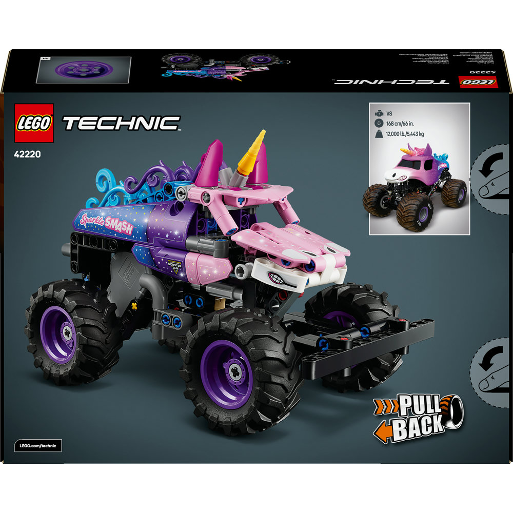LEGO LEGO® Technic 42220 Monster Jam™ Sparkle Smash™ s natahovacím motorem (obrázek 10)
