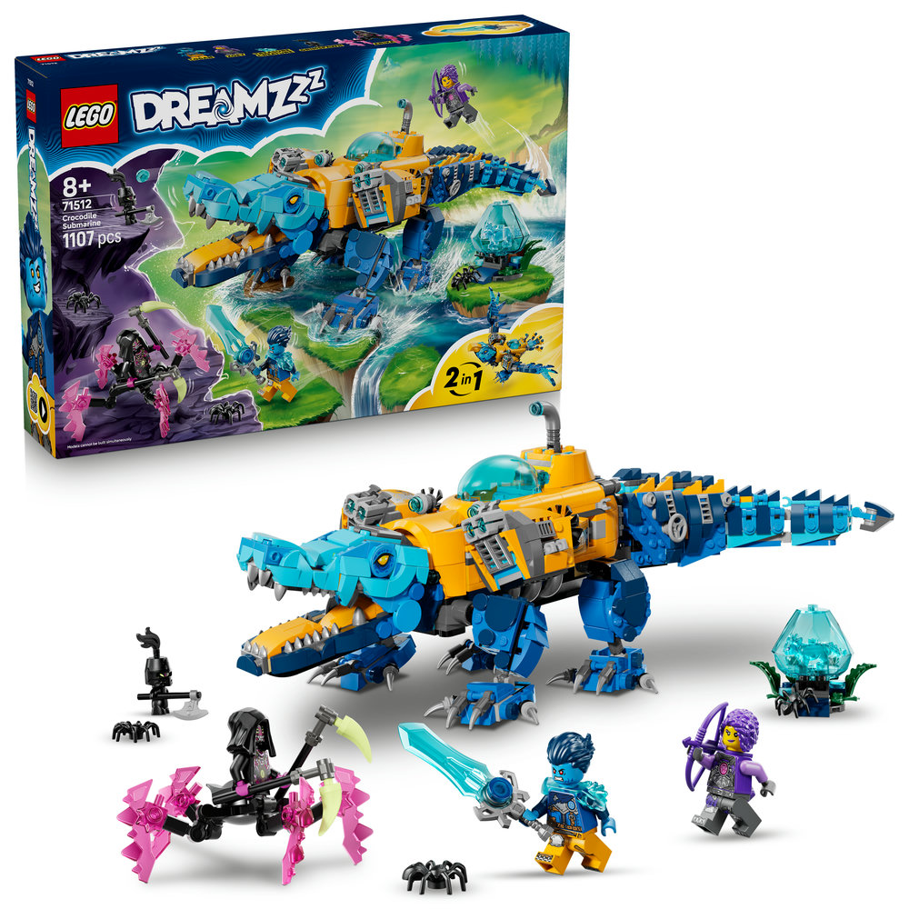 LEGO LEGO® DREAMZzz™ 71512 Krokodýlí ponorka