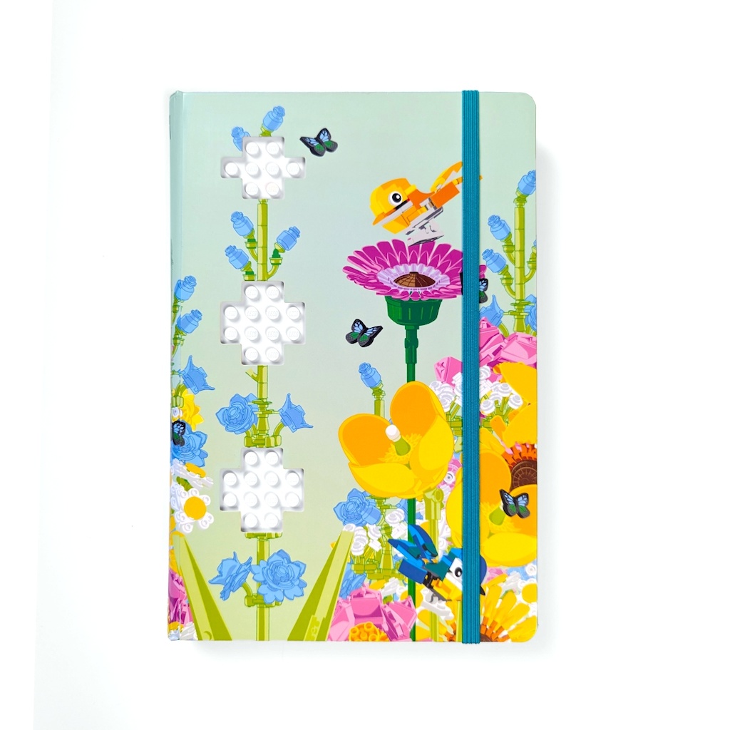 Smartlife LEGO Zápisník s gelovým perem - Botanicals, recyklovatelný