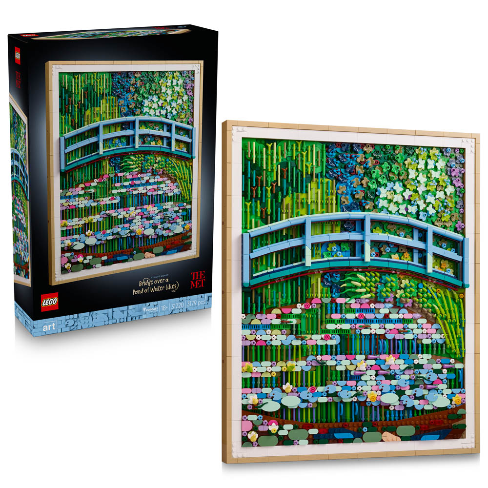 LEGO LEGO® Art 31220 Claude Monet – Most nad jezírkem s lekníny