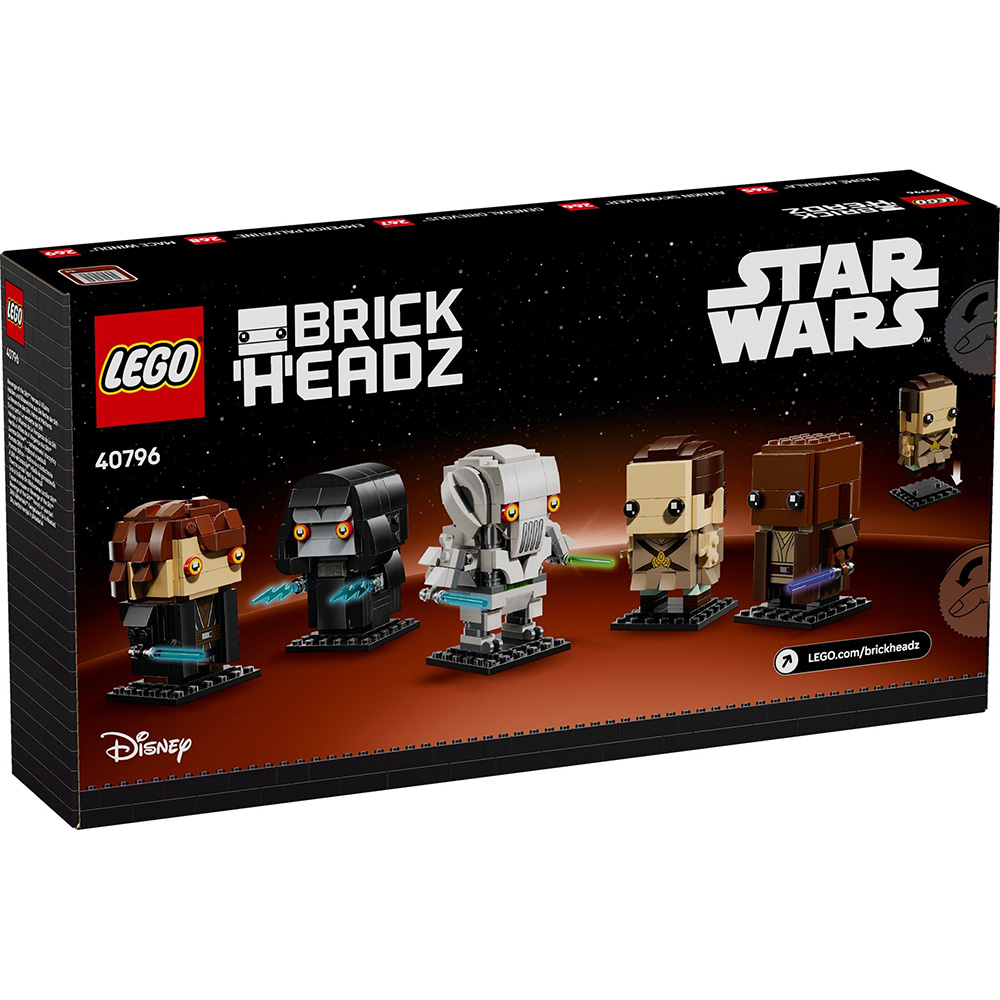 LEGO® BrickHeadz 40796 Pomsta Sithů – Hrdinové a padouši (obrázek 4)