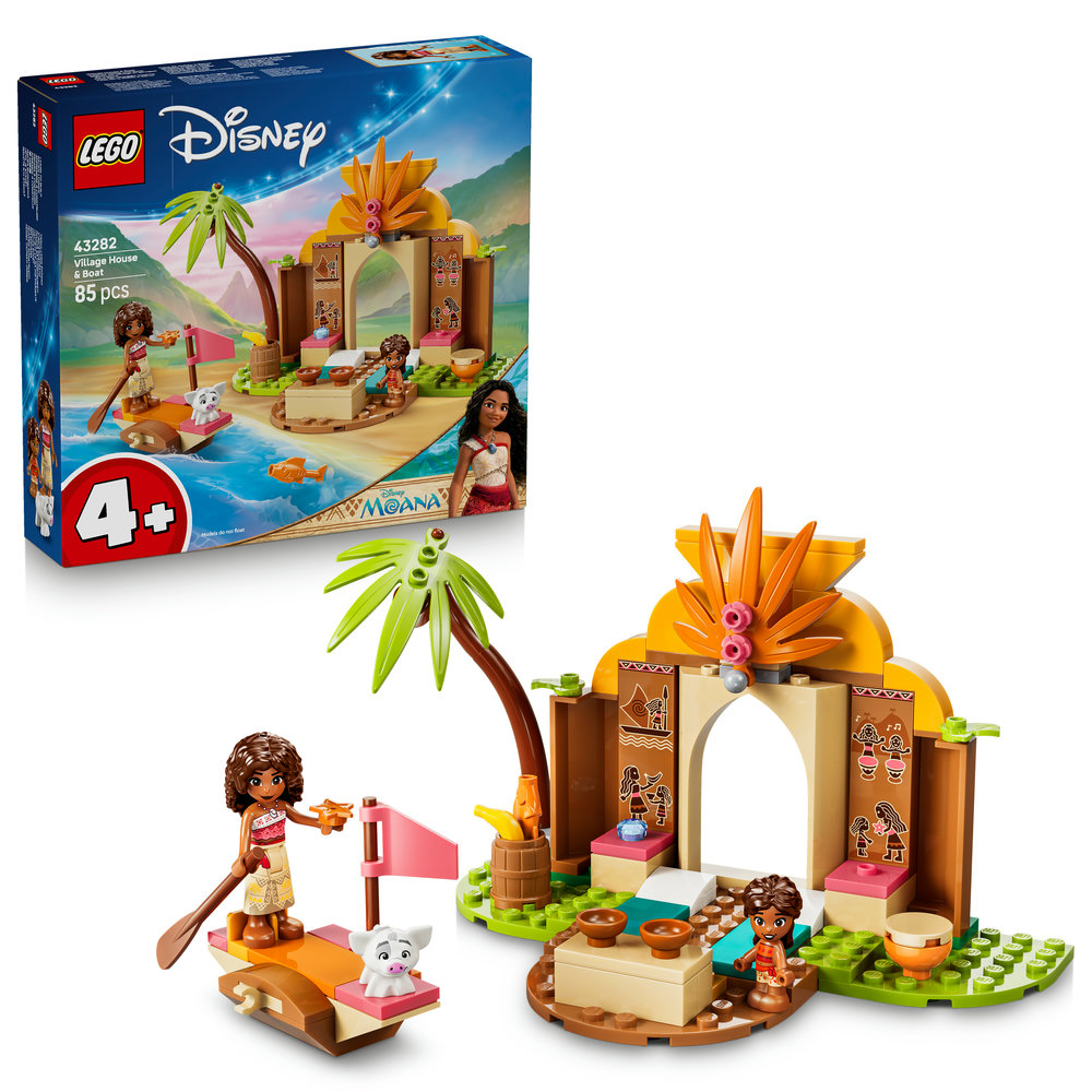 LEGO LEGO® │ Disney 43282 Vesnický dům a loďka