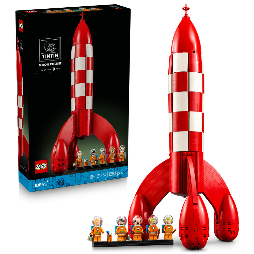 LEGO LEGO® Ideas 21367 Tintin® a raketa na Měsíc