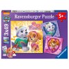 RAVENSBURGER PUZZLE 080083 Tlapková Patrola 3x49 dílků