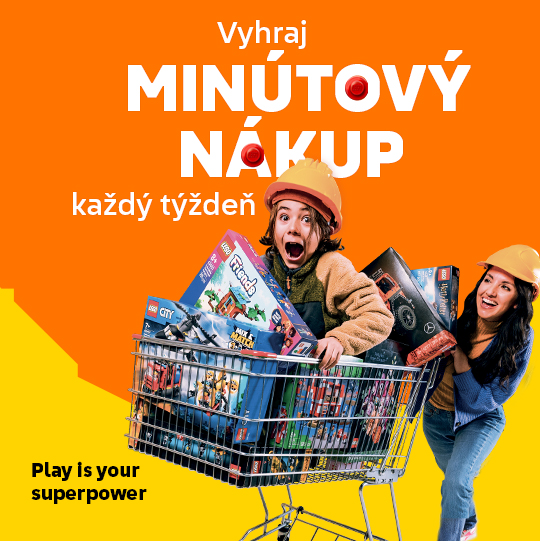 Vyhraj minutový nákup každý týždeň!