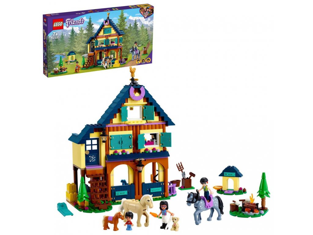 LEGO® Friends 41683 Lesní jezdecké středisko  + dárek LEGO® Disney™ 30391 Locika a loďka s lucernou polybag ZDARMA