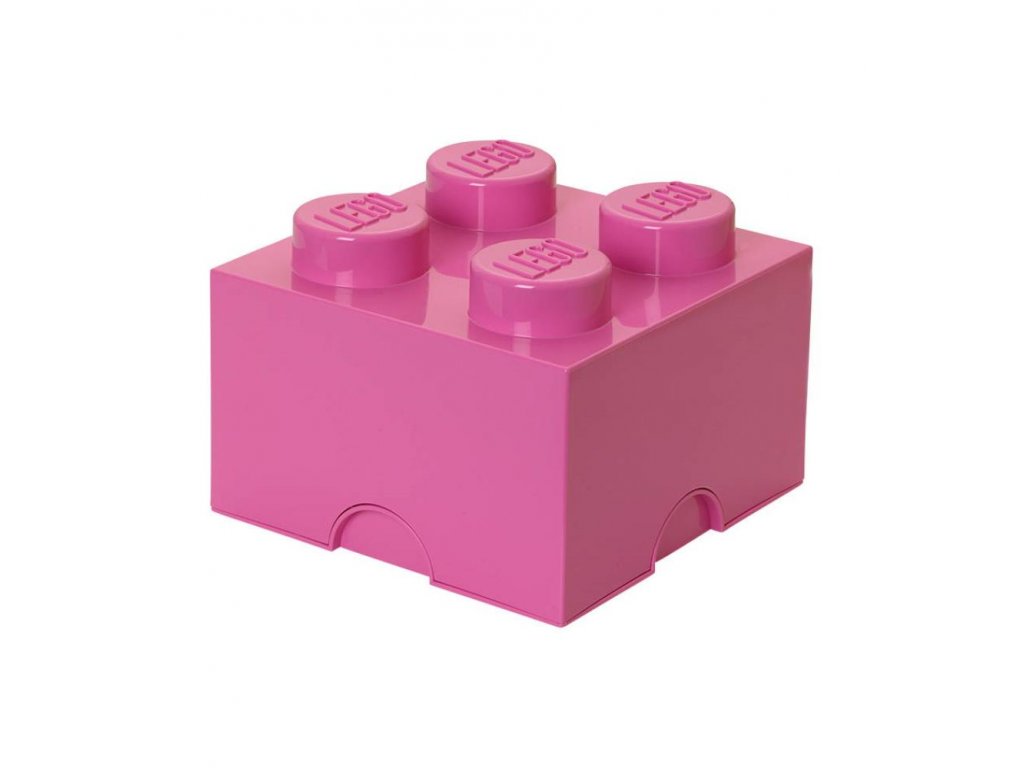 LEGO úložný box 4 - růžová