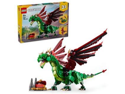 28093 lego creator 3v1 31161 stredoveky drak