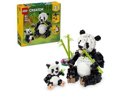 28105 lego creator 3v1 31165 divoka zvirata pandi rodinka