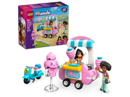 28147 lego friends 42643 stanek s cukrovou vatou a skutr