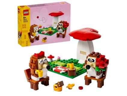 LEGO® Iconic 40711 Ježčí rande s piknikem