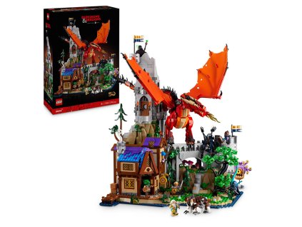 28444 lego ideas 21348 dungeons dragons pribeh rudeho draka