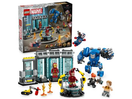 28615 lego marvel 76315 iron man a jeho laborator sin brneni
