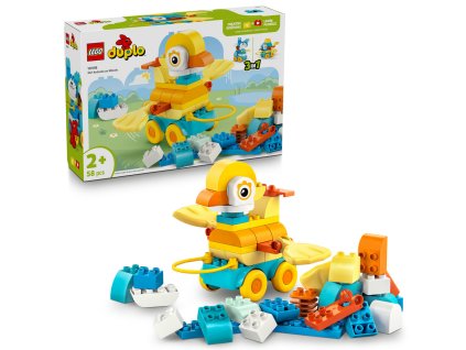 28747 lego duplo 10448 3 v 1 zviratka na koleckach