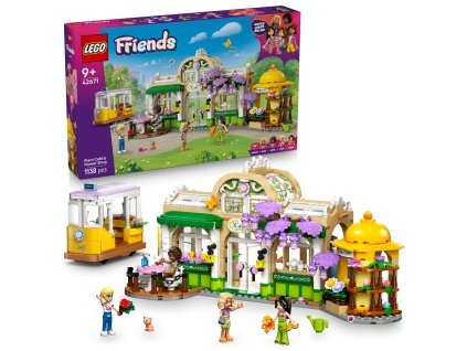 28864 lego friends 42671 kavarna plna rostlin a kvetinarstvi