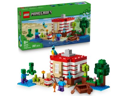 28891 lego minecraft 21275 tnt dum v dzungli