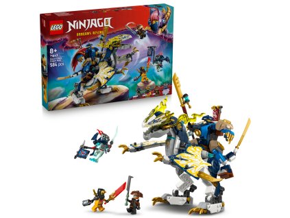 28927 lego ninjago 71843 rogue a roboticky draci jezdec