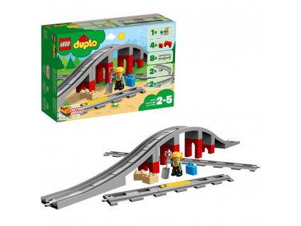 LEGO® DUPLO® 10872 Doplňky k vláčku – most a koleje