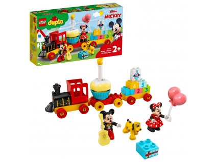 19842 lego duplo 10941 narozeninovy vlacek mickeyho a minnie