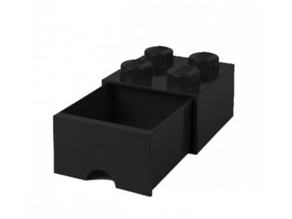 21144 lego ulozny box 4 s suplikem cerna