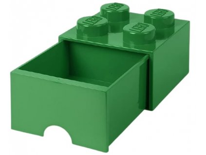 21147 lego ulozny box 4 s suplikem tmave zelena