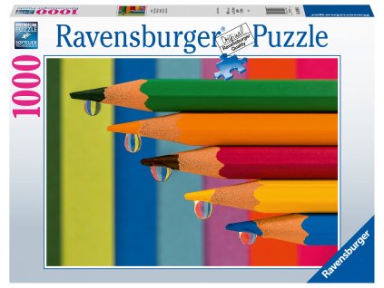 RAVENSBURGER PUZZLE 169986 Barevné tužky 1000 dílků