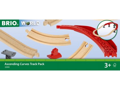 BRIO WORLD 33995 Set stoupajících kolejí