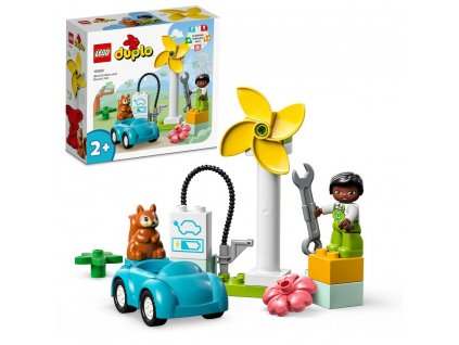 LEGO® DUPLO® 10985 Větrná turbína a elektromobil