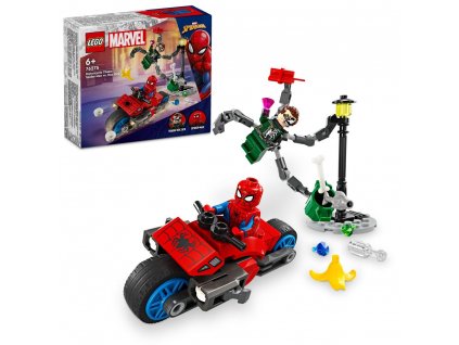 LEGO® Marvel 76275 Honička na motorce: Spider-Man vs. Doc Ock