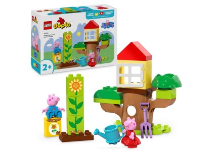 27488 6 lego duplo 10431 prasatko peppa zahrada a dum na strome