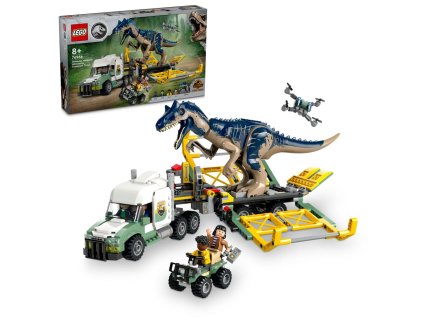 27626 lego jurassic world 76966 dinosauri mise preprava allosaura