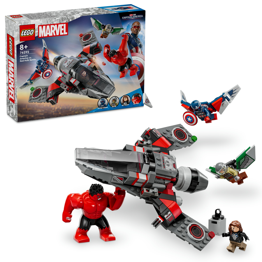 E-shop LEGO LEGO® Marvel 76292 Souboj: Kapitán Amerika vs. Red Hulk