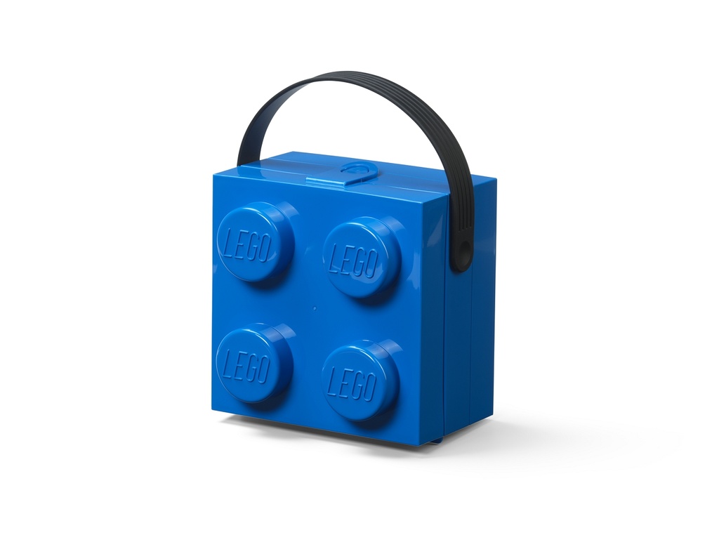 E-shop LEGO box s rukojetí - modrá