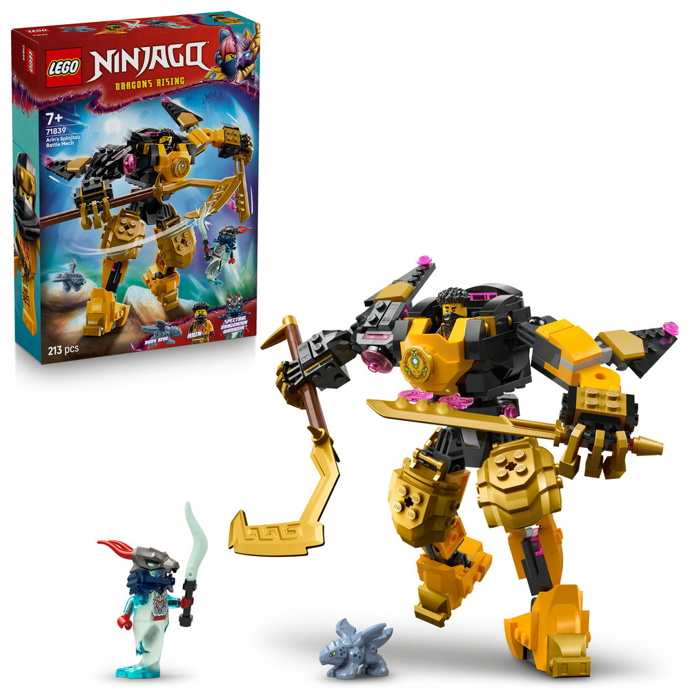 E-shop LEGO LEGO® NINJAGO® 71839 Arin a bojový robot Spinjitzu