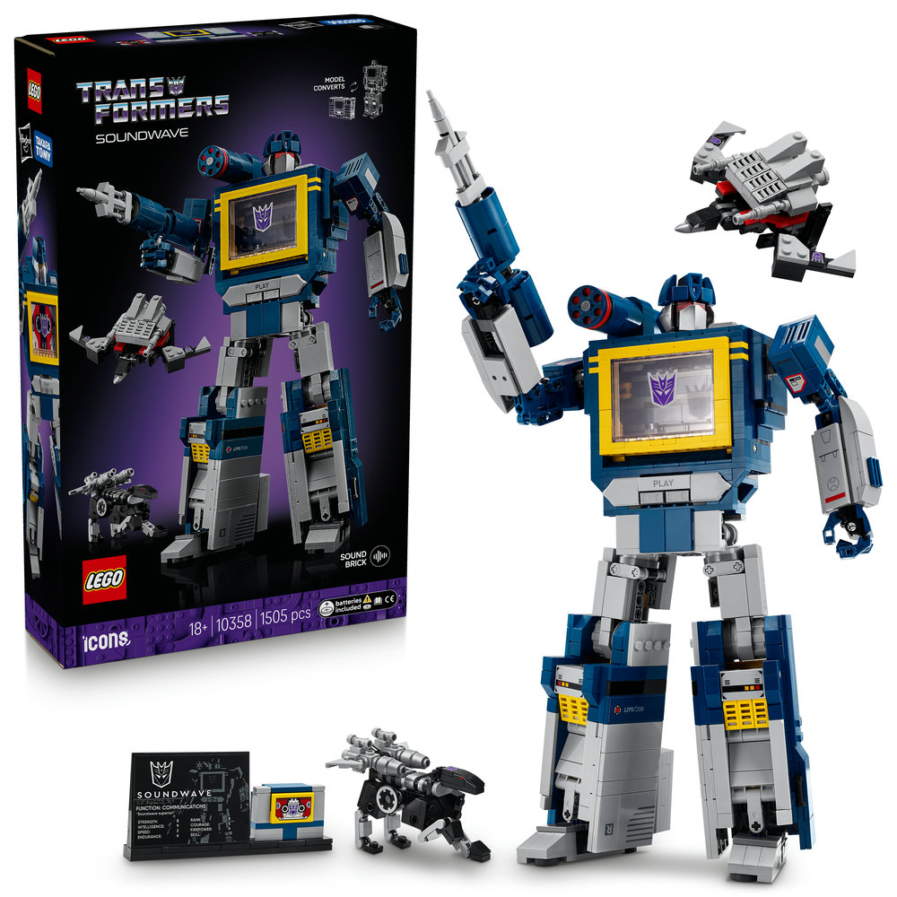 E-shop LEGO LEGO® Icons 10358 Transformers: Soundwave