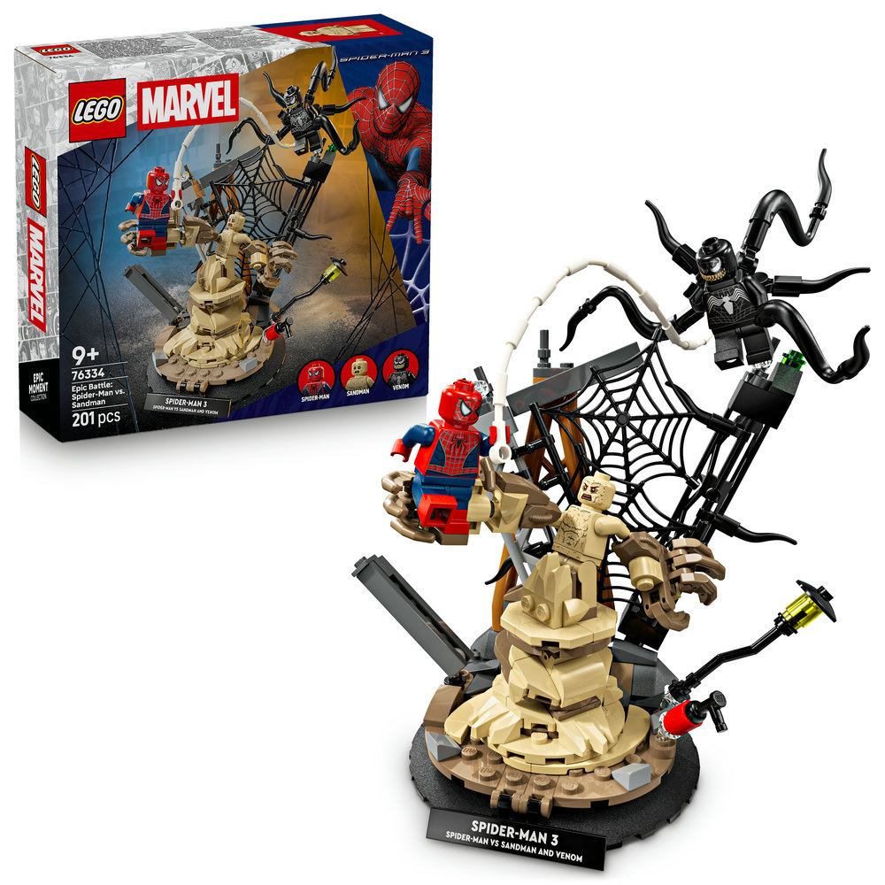 E-shop LEGO LEGO® | Marvel 76334 Epický souboj: Spider-Man vs. Sandman