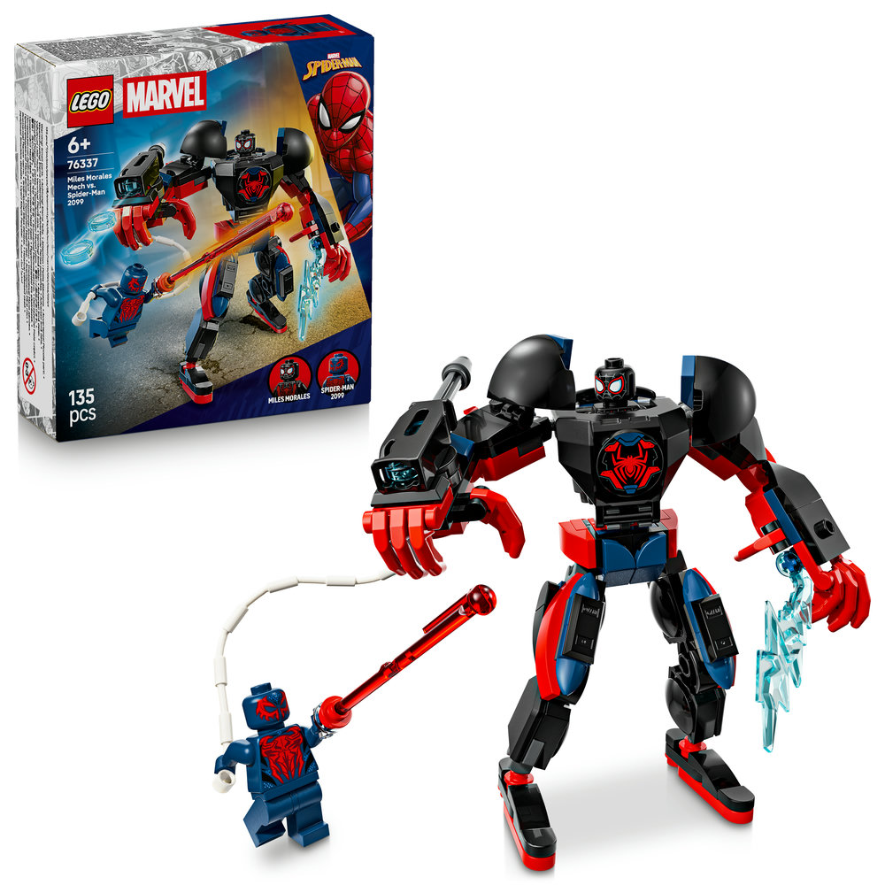 E-shop LEGO LEGO® | Marvel 76337 Robot Milese Moralese vs. Spider-Man 2099