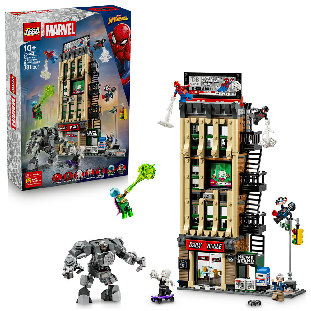 E-shop LEGO LEGO® | Marvel 76342 Spider-Man vs. Mysterio: Daily Bugle