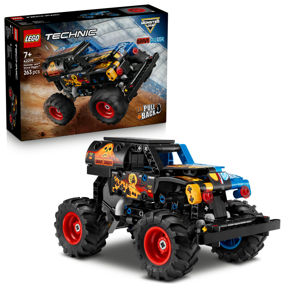 E-shop LEGO LEGO® Technic 42219 Monster Jam™ Grave Digger™ Oheň a led
