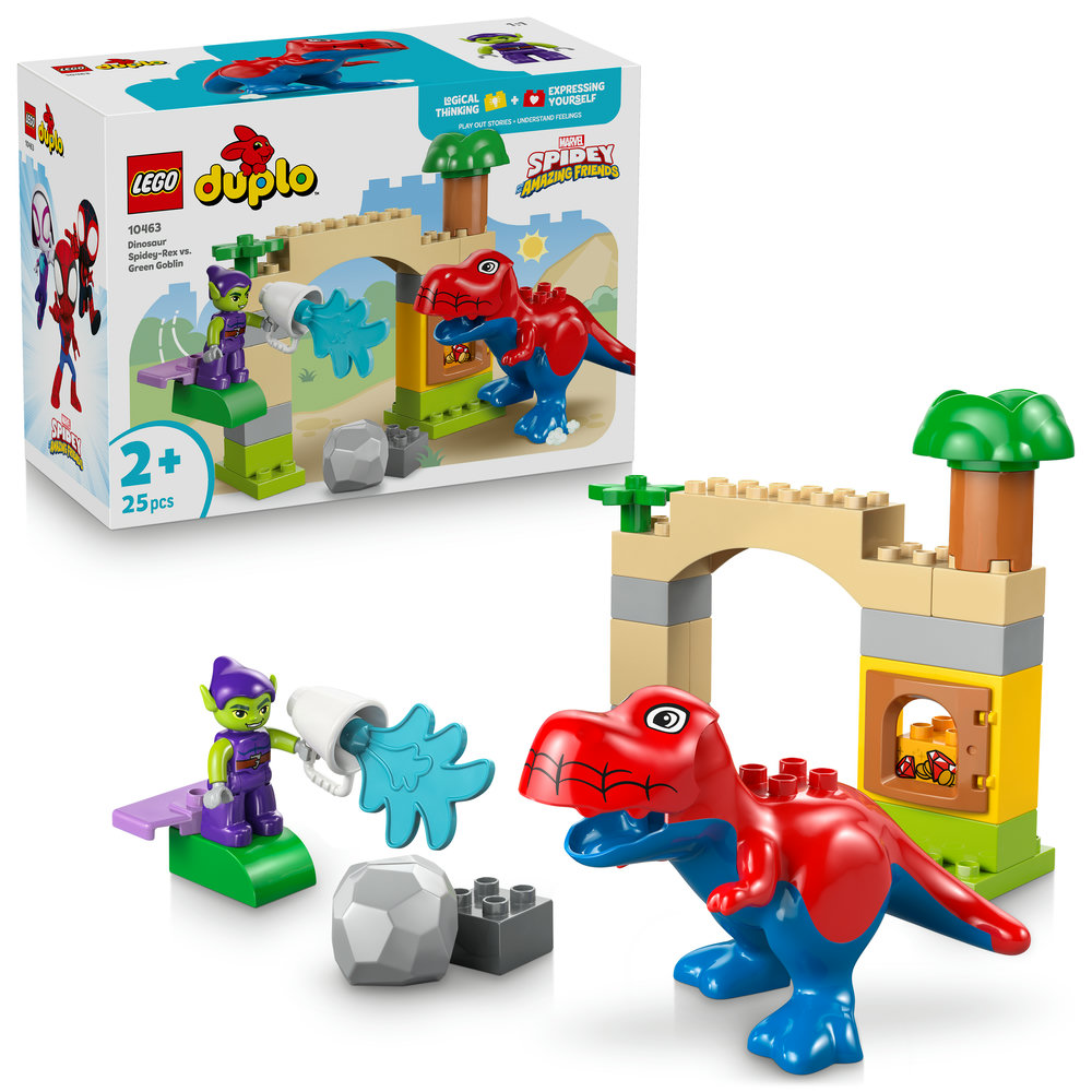 E-shop LEGO LEGO® DUPLO® 10463 Dinosaurus Spidey-Rex vs. Zelený goblin