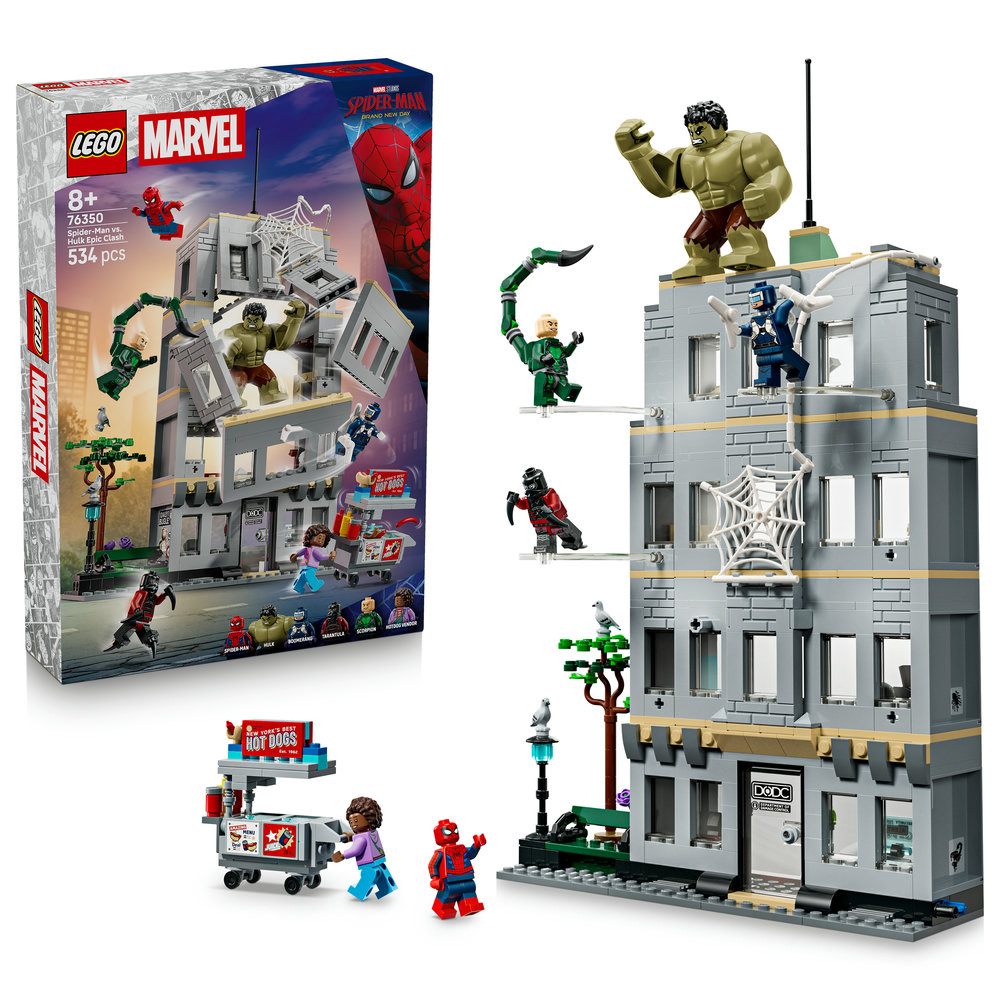 E-shop LEGO LEGO® | Marvel 76350 Epické střetnutí: Spider-Man vs. Hulk