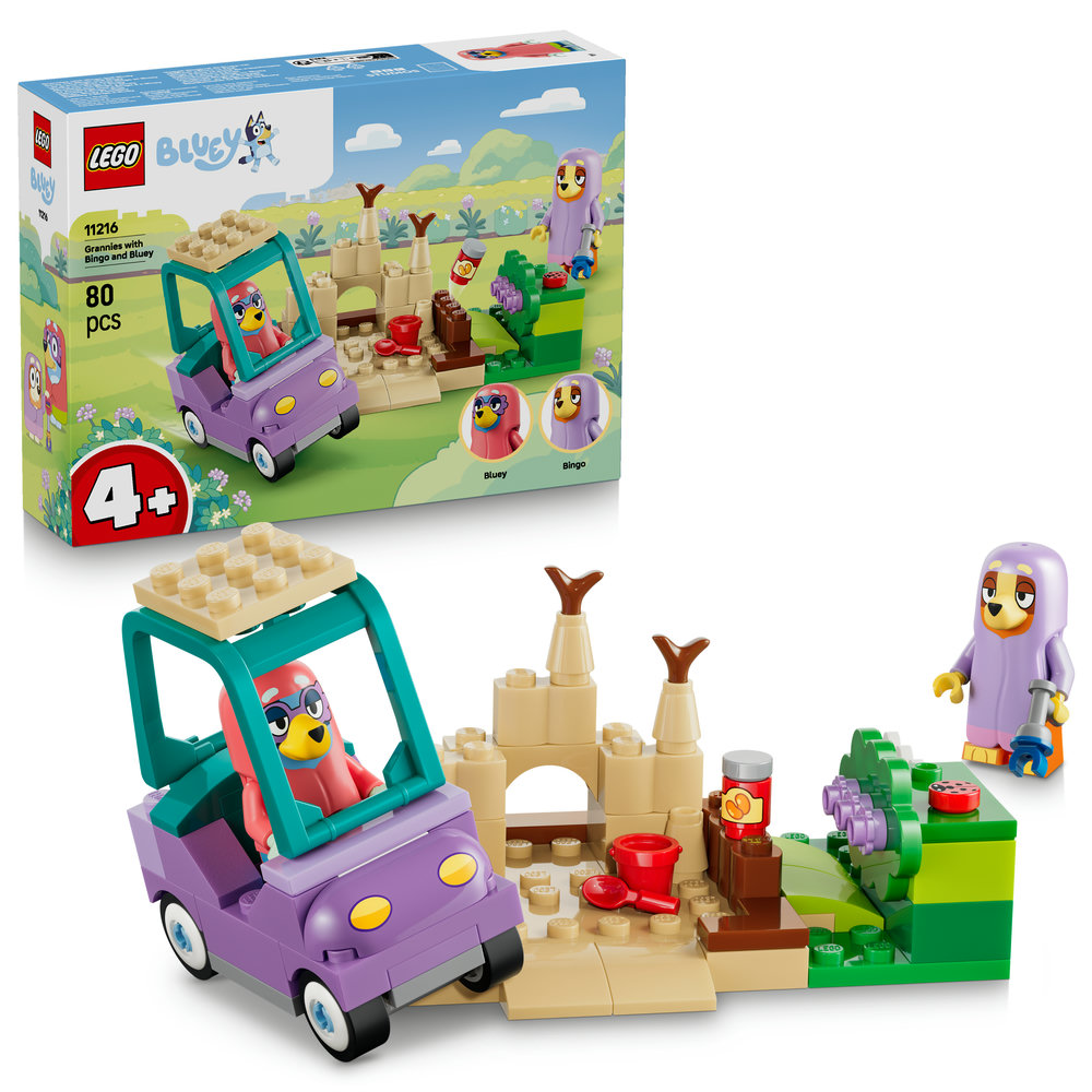 E-shop LEGO LEGO® Bluey 11216 Bingo, Bluey a babičky