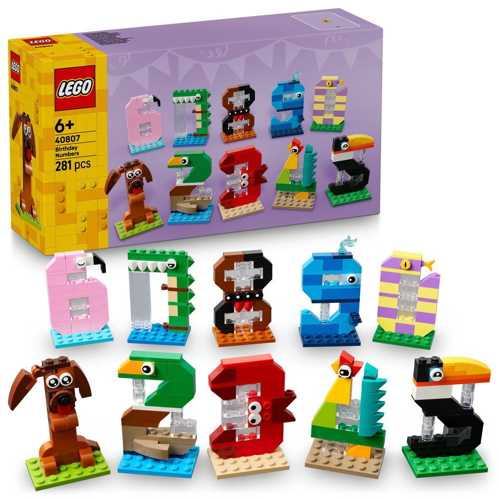 E-shop LEGO LEGO® Iconic 40807 Narozeninová čísla